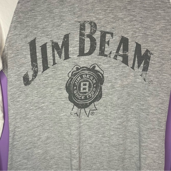 Jimmy Beam Bourbon Raglan T-Shirt Small - Picture 2 of 4